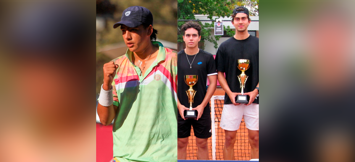 Chilenos fueron animadores del M15 Club de Tenis Providencia