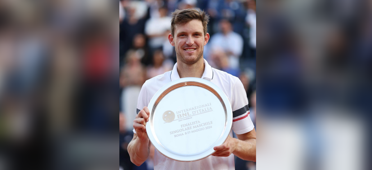 ¡Gracias Nico! Jarry se quedó con el vicecampeonato de Roma