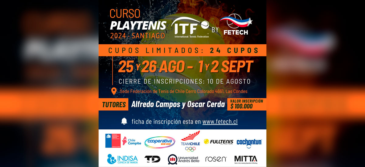 Listado final Cuarto Curso Play Tennis 2024