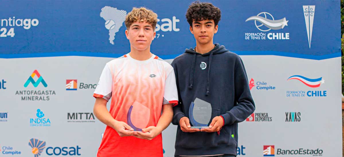 Easton y Santana destacaron en los internacionales juniors en Chile