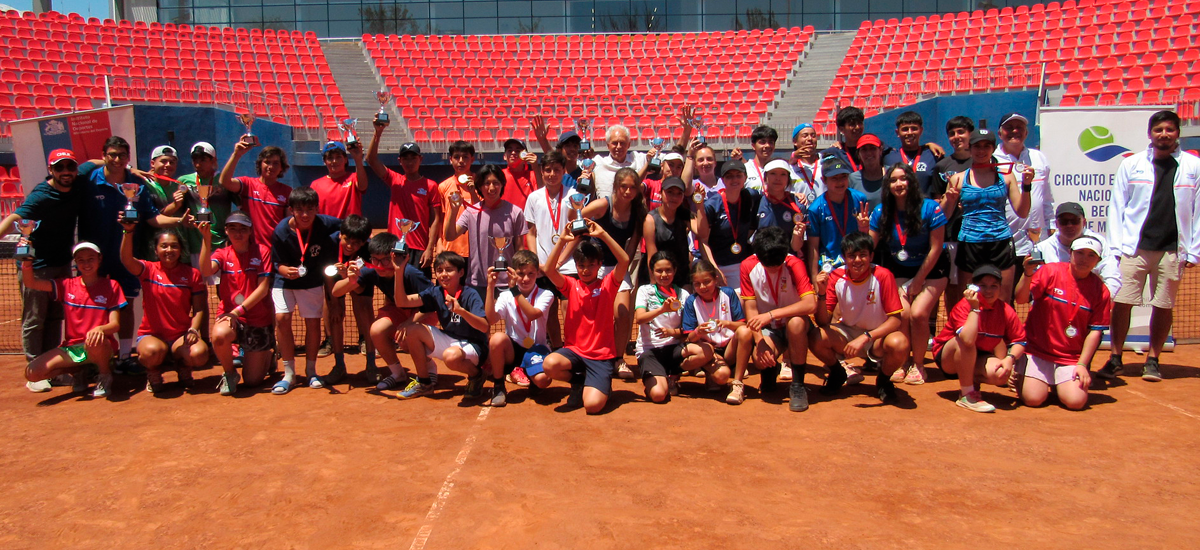Nacional de Tenis Escolar Beca Jaime Musalem corona a sus campeones