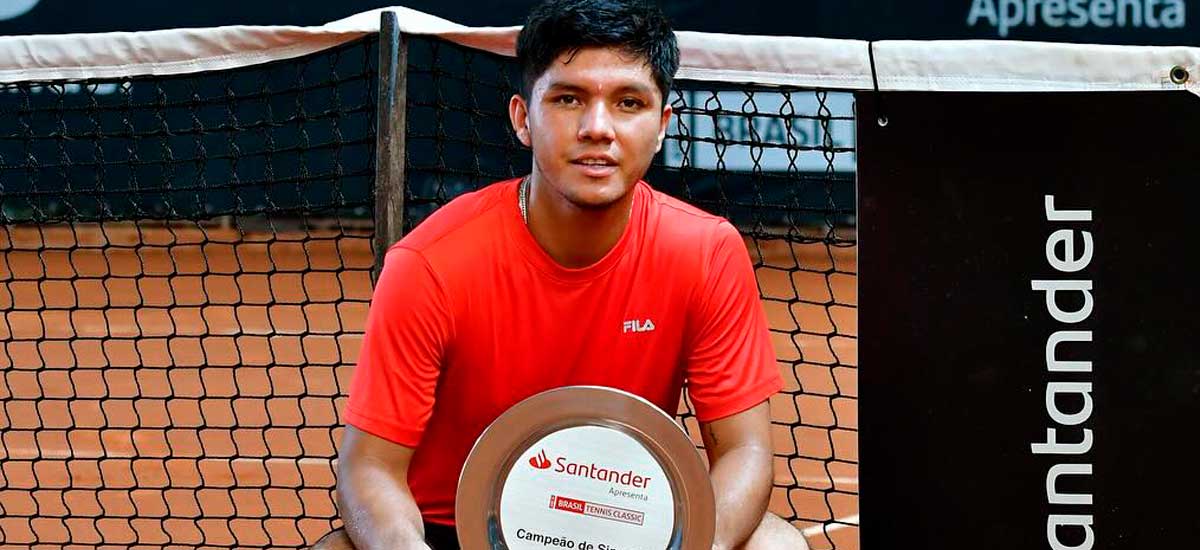 Matías Soto alcanza su mejor ranking tras conquistar el título de Recife