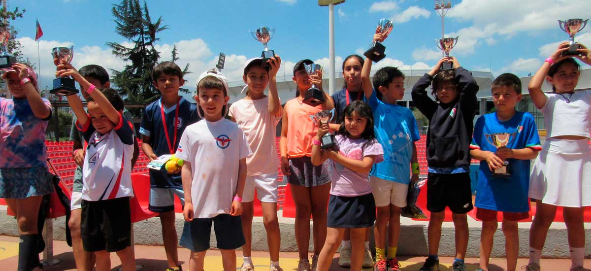 Este fin de semana concluyó el Nacional de Tenis Escolar Infantil
