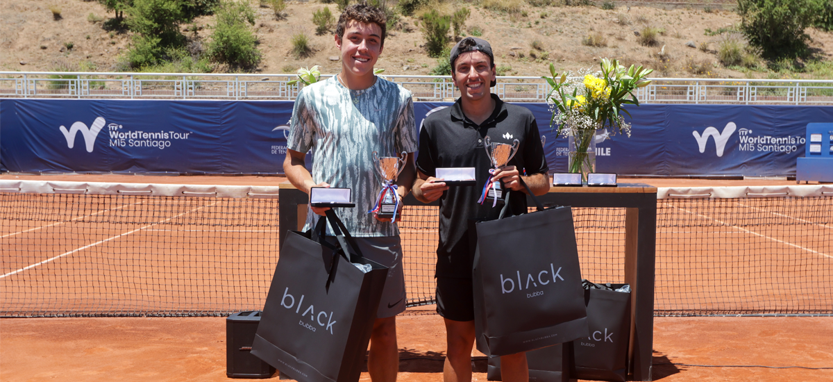 Con vicecampeonato duplas de Cabrera finalizó el M15 Santiago Open