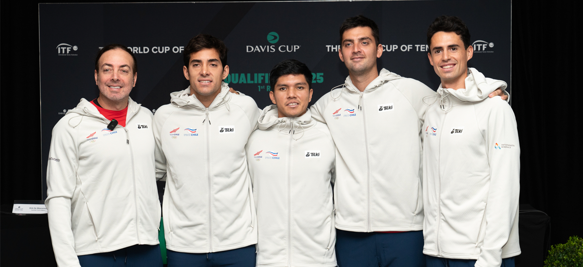 Definido el orden de los partidos entre Chile y Bélgica por Copa Davis