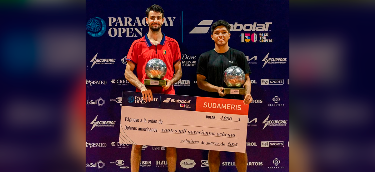 Matías Soto consigue el bis tras alzar el título duplas del Challenger de Asunción