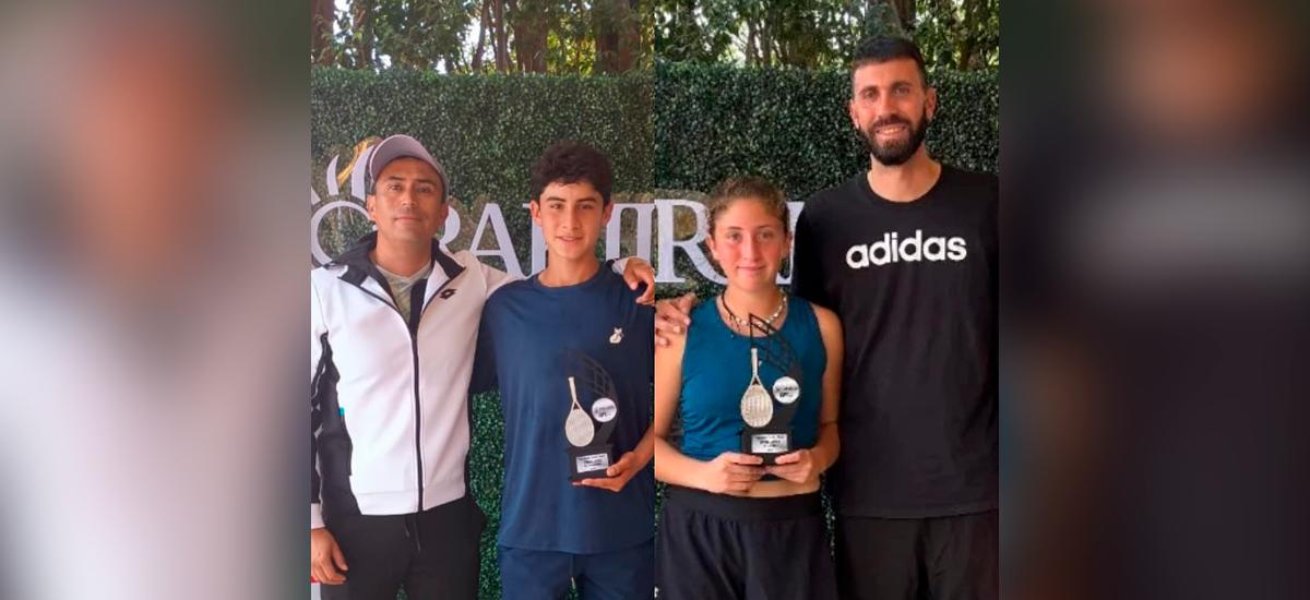 Ítalo Manniello y Fernanda Seguel fueron finalistas del G3 Paraguay Junior Open