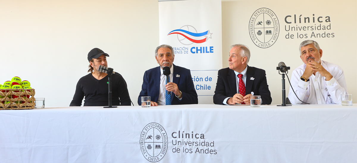 Clínica UAndes se convierte en la clínica oficial del tenis chileno