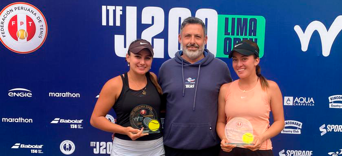 Camila Rodero celebra título en dobles del J200 de Lima