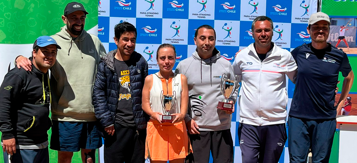 Luis Viñales y Martina Siebert animaron la final Parastanding en Concepción