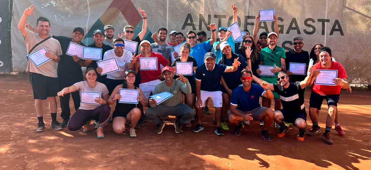 Con éxito finalizó el Quinto Curso Play Tennis del año
