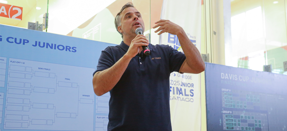 Fernando González y una inspiradora charla en el Mundial Sub-16