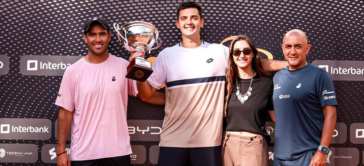 Tomás Barrios conquista el Challenger de Lima y asciende en el ranking mundial