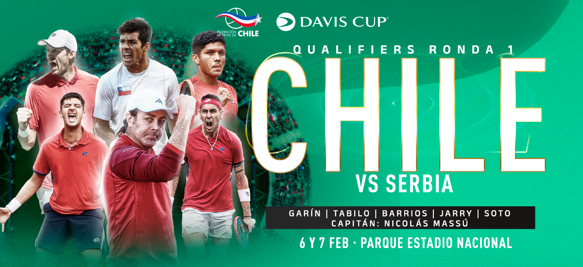Nicolás Massú entrega nómina oficial para la serie de Copa Davis contra Serbia