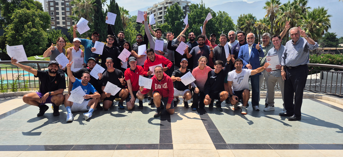 Finalizó con éxito el Curso Nivel 2 ITF para entrenadores