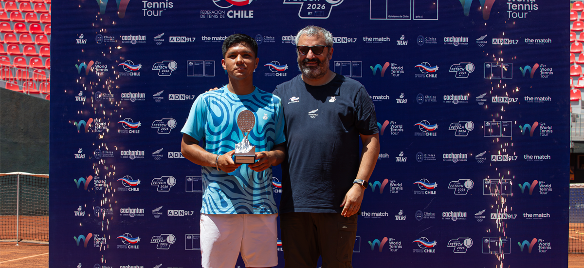 Matías Soto se quedó con el vicecampeonato del primer M25