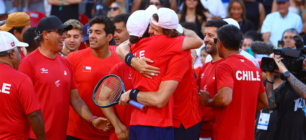 Chile vence 4-0 a Serbia y avanza a la segunda ronda Qualifiers de Copa Davis