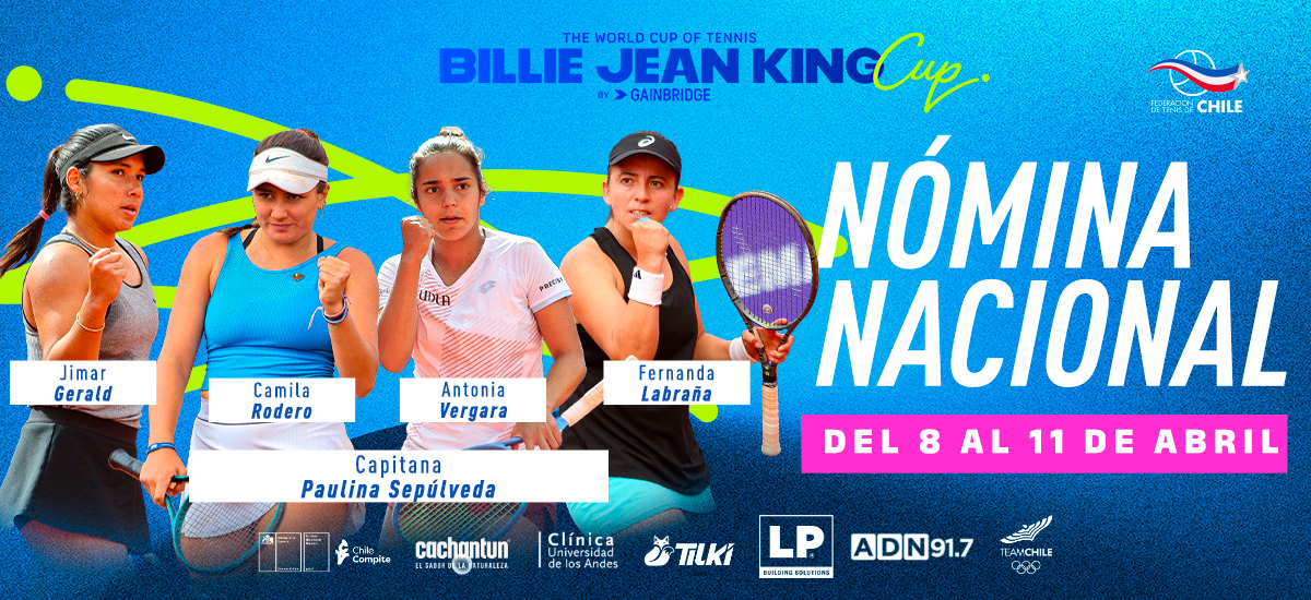 ¡El equipo chileno de Billie Jean King Cup LP Chile tiene a sus Gladiadoras!