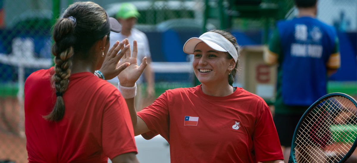 Team Chile del tenis asegura medalla en Panamá 2026 con el dobles damas