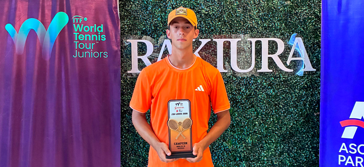 Benjamín Pérez se corona campeón de dobles en Paraguay y suma su cuarto título ITF