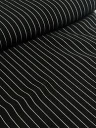 Black Pinstriped