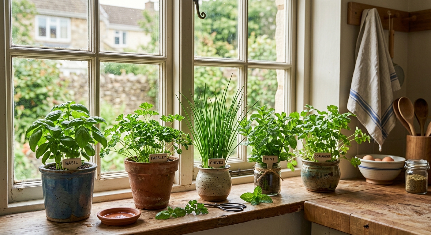 Grow Herbs in Your Kitchen