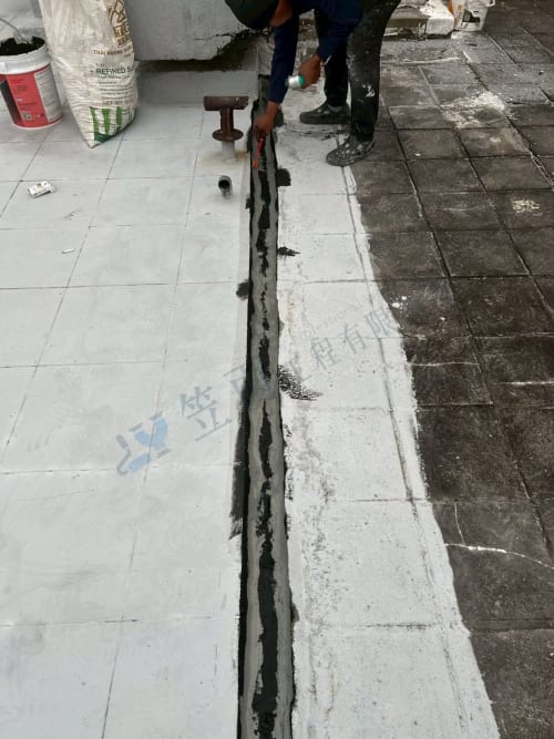 高雄市鳳山區凱旋路屋頂防水 001