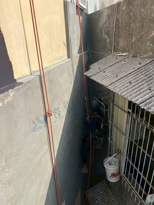 高雄市鳳山區新康街外牆防水 004