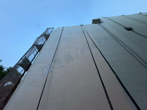 小港區飛機路外牆石頭漆防水 005