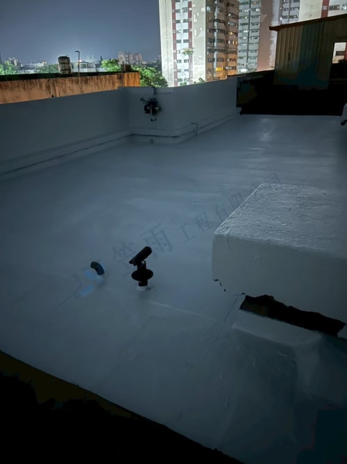 高雄市鳳山區凱旋路屋頂防水 006