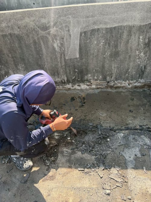 楠梓區益群路屋頂防水 006