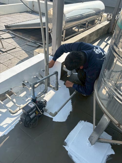 高雄市仁武區名湖街屋頂防水 012