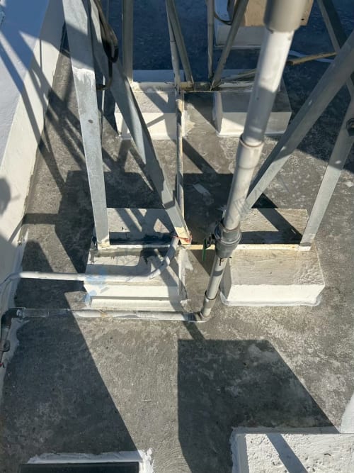 岡山區懷德路屋頂聚脲防水 016