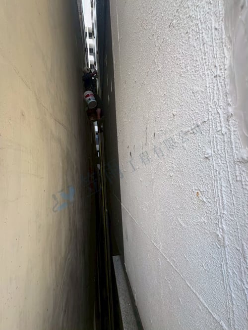 高雄市新興區八德二路外牆聚脲防水 016