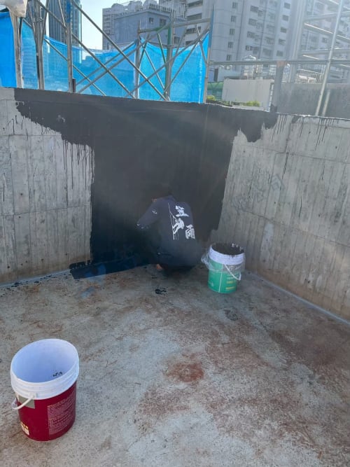 左營區新中街新建案防水 016