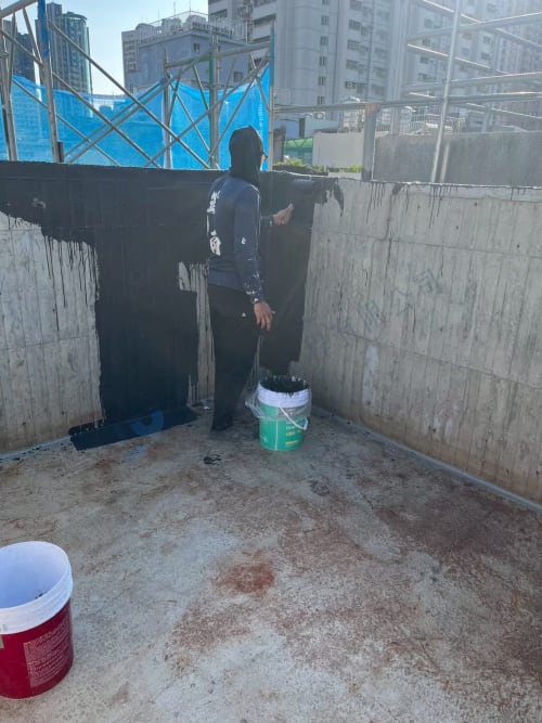 左營區新中街新建案防水 018
