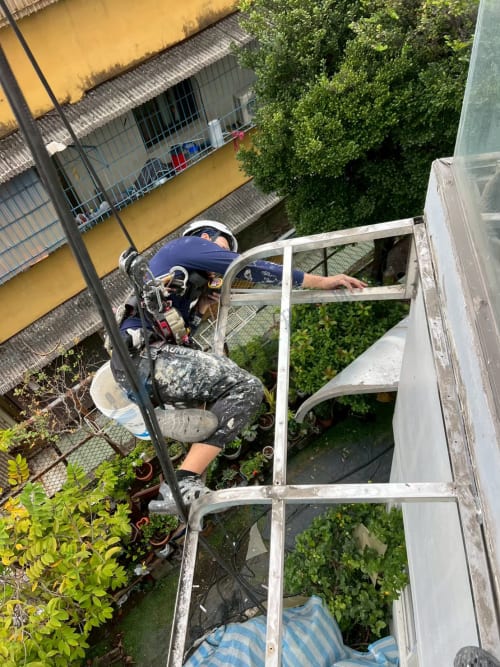 鳥松區圓山路外牆防水 020