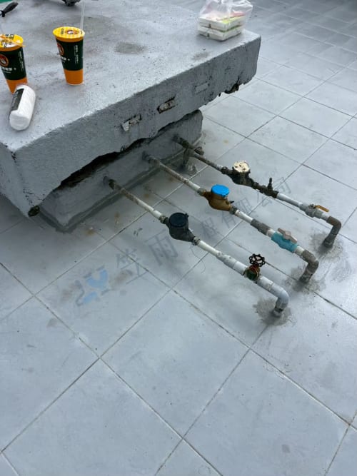 高雄市鳳山區凱旋路屋頂防水 026