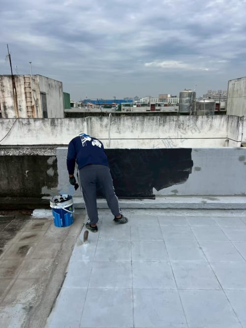 高雄市鳳山區凱旋路屋頂防水 027