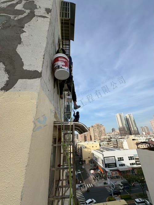 三民區九如一路外牆聚脲防水 033