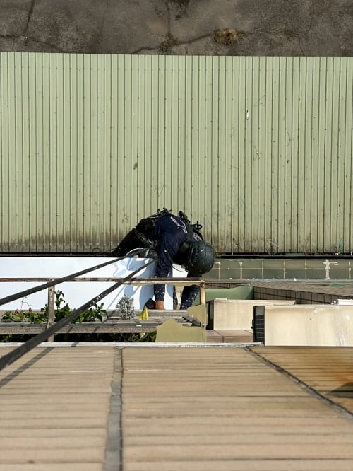天興街雨遮更換工程 036