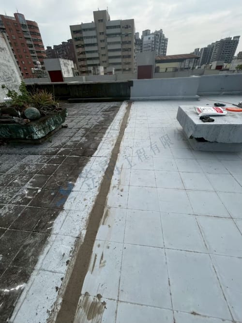 高雄市鳳山區凱旋路屋頂防水 041