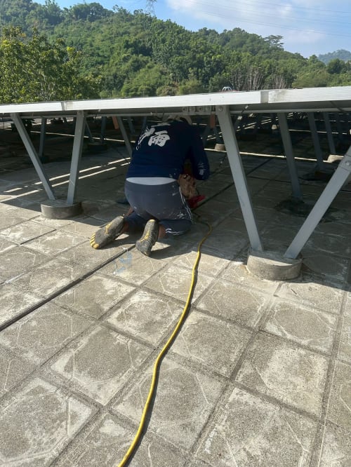 旗山區大洲國中屋頂防水 043