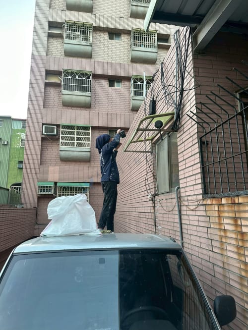 天興街雨遮更換工程 044