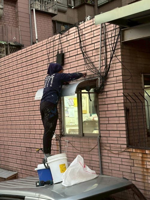 天興街雨遮更換工程 046