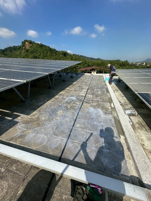 旗山區大洲國中屋頂防水 047