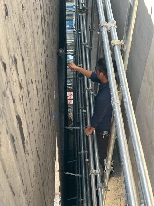 左營區新中街新建案防水 051