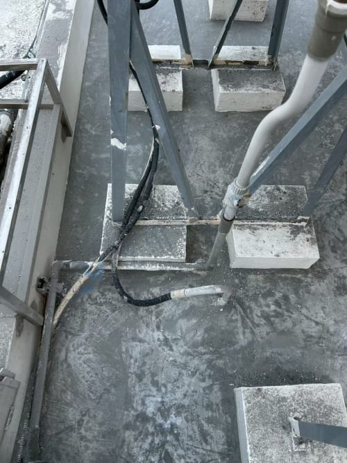 岡山區懷德路屋頂聚脲防水 051