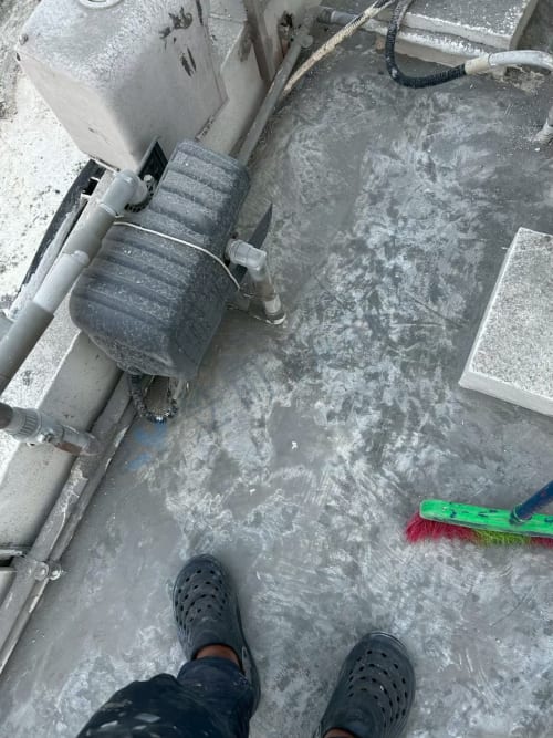 岡山區懷德路屋頂聚脲防水 052