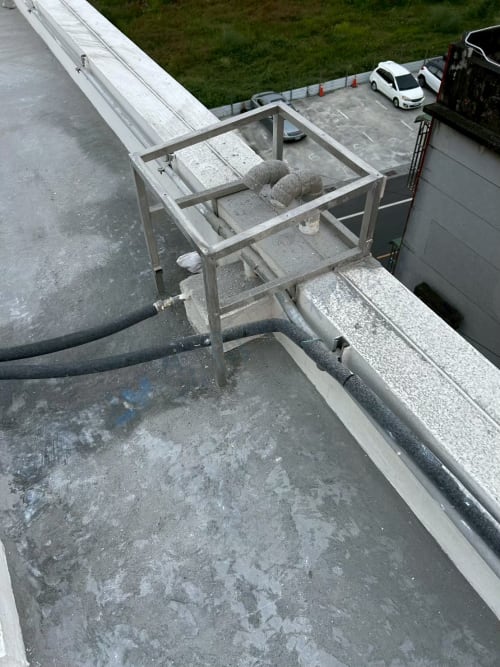 岡山區懷德路屋頂聚脲防水 054